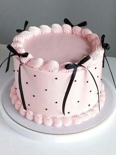 Polka dot cake